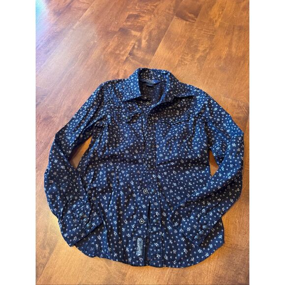 Girls polo, Ralph Lauren, long sleeve blouse size 7 - Picture 1 of 5